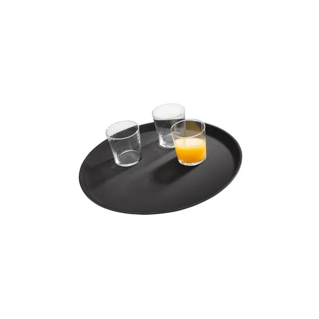 APS Tablett GASTRO Ø 40,5cm Schwarz